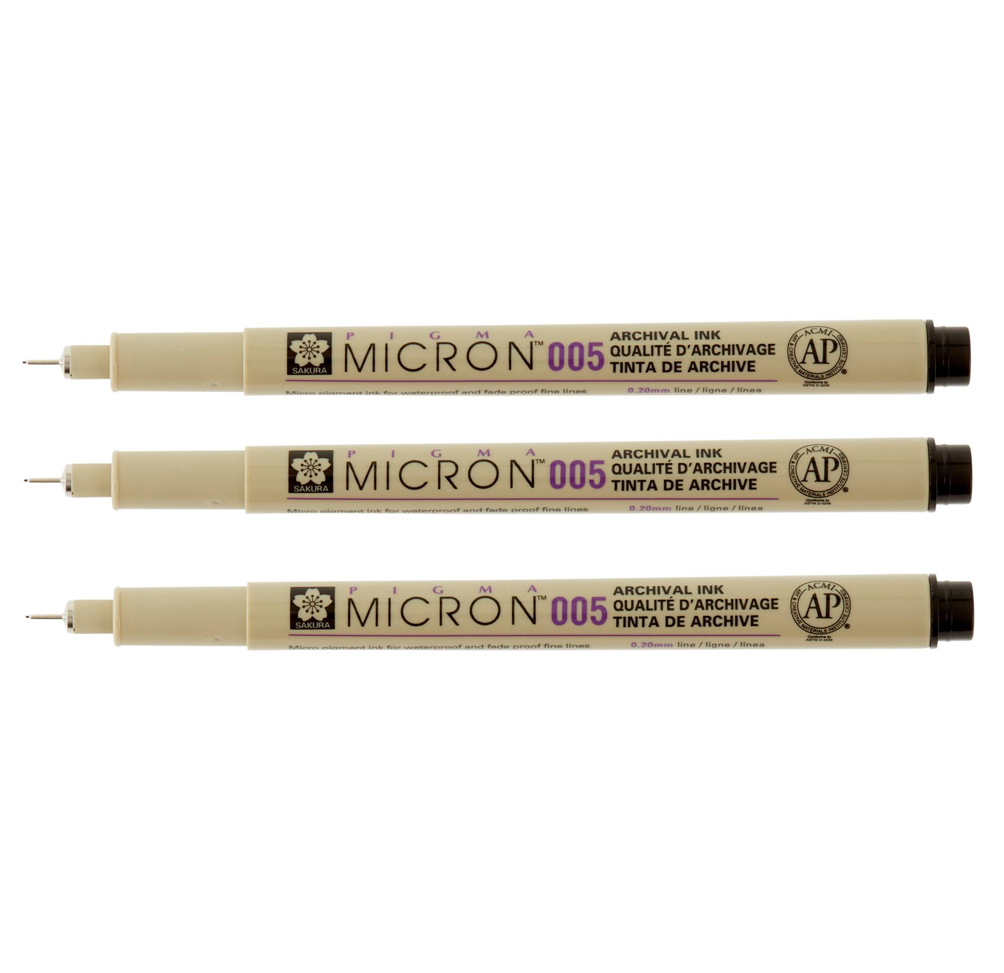 Pigma® Micron™ Fine Line Black Pens